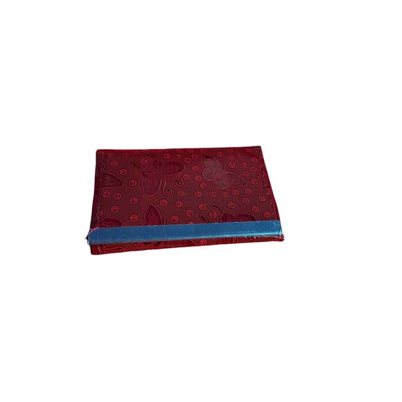 Wine Red Retro Small New In Pack Card Wallet ID Card Holder Never used Deadstock - Picture 8 of 15